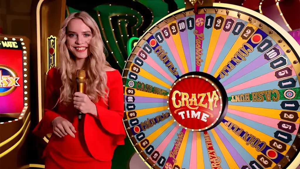 Crazy Time live dealer wheel screen used to explain verified game results