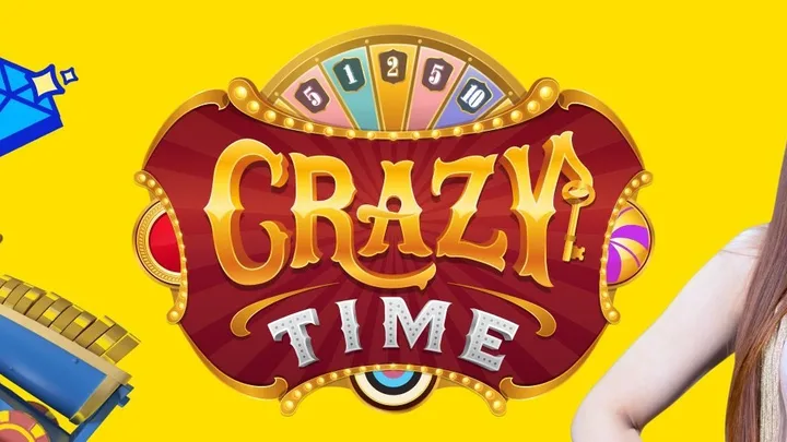 Crazy Time strategy content card with live game-show visuals