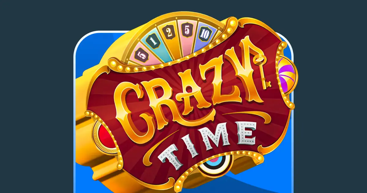 Crazy Time logo and wheel artwork used for FAQ context