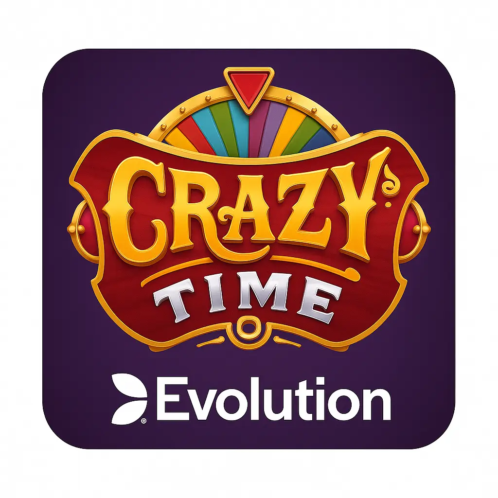 Crazy Time Evolution Gaming Official Logo UK